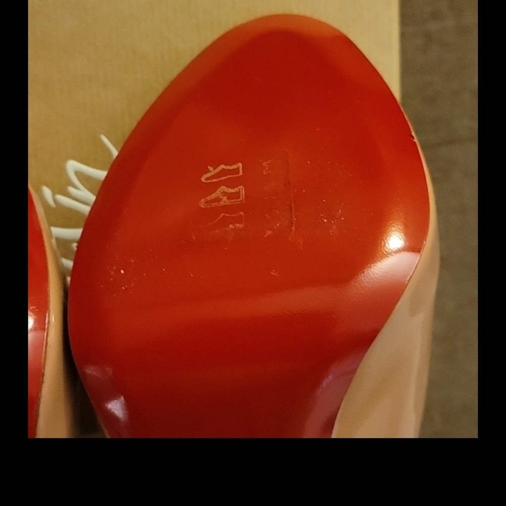 AUTHENTIC Christian Louboutin Hot Chick Alta 40.5w - Picture 6 of 10
